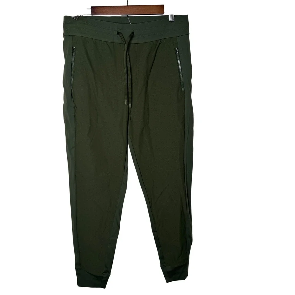 Athleta Trekkie North Joggers‎ Green Hiking Pants Womens 10 Athleisure